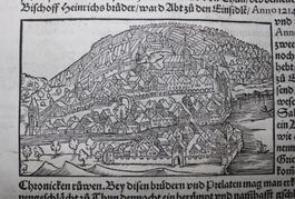 HOLZSCHNITT « STADT THUN » JOHANNES STUMPF 1548.
